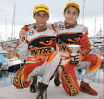 Brandon Maisano et Pascal Belmaaziz à la Monaco Kart Cup