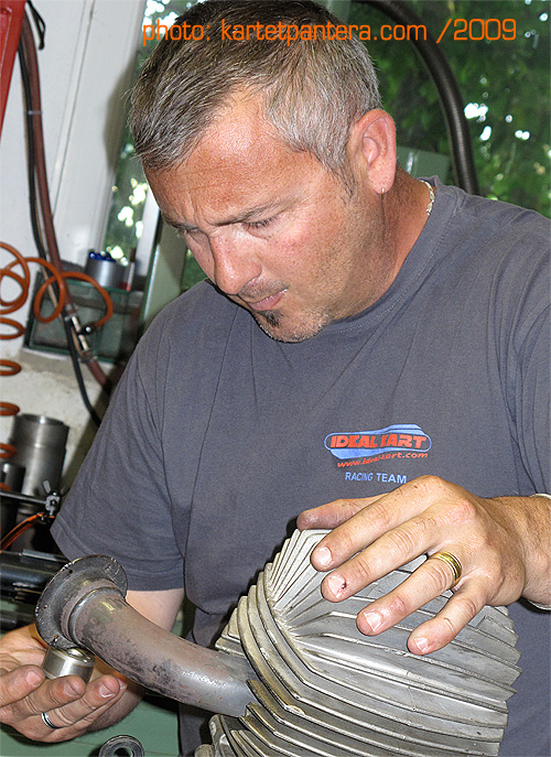 Frank Cancelli dans son atelier à Kayl - Luxembourg