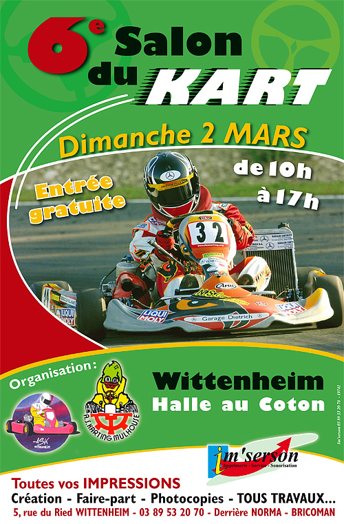 Affiche Salon du Kart à Wittenheim